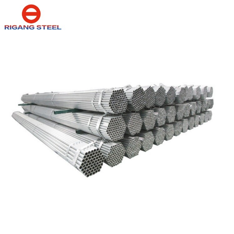 Astm Standard St37 Hollow Round Tube 2.5 Inch Galvanized Steel Tubing Hot Dipped Galvanized Round Pipe