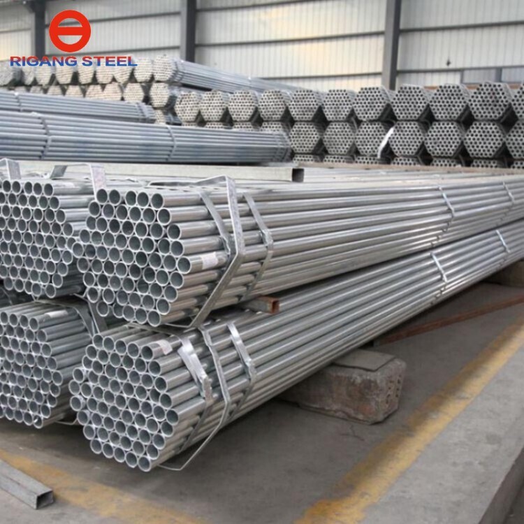 Astm Standard St37 Hollow Round Tube 2.5 Inch Galvanized Steel Tubing Hot Dipped Galvanized Round Pipe