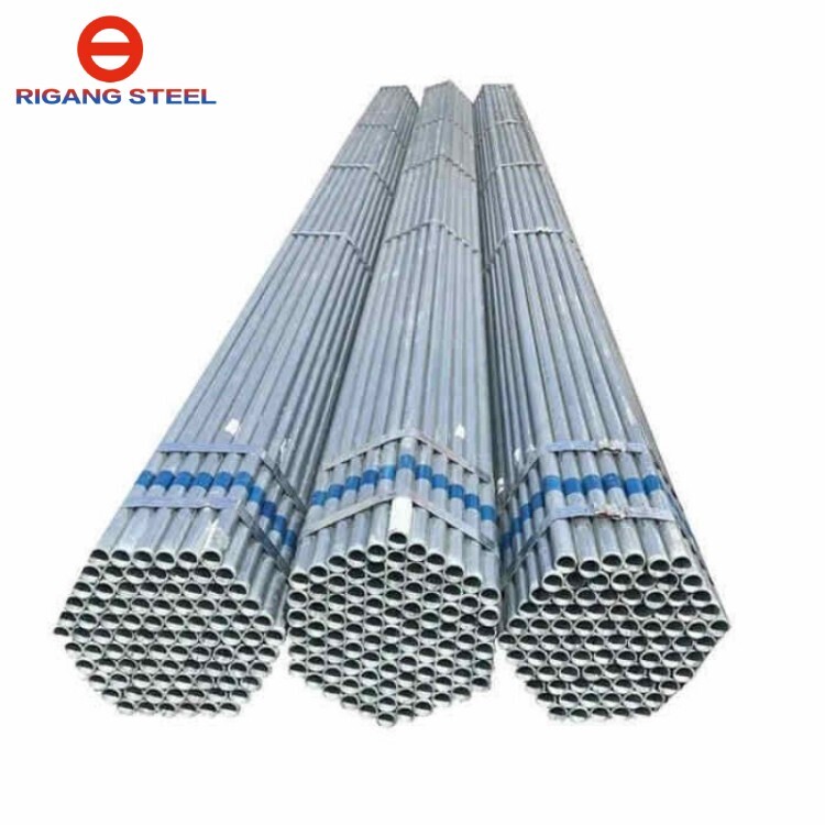 Astm Standard St37 Hollow Round Tube 2.5 Inch Galvanized Steel Tubing Hot Dipped Galvanized Round Pipe