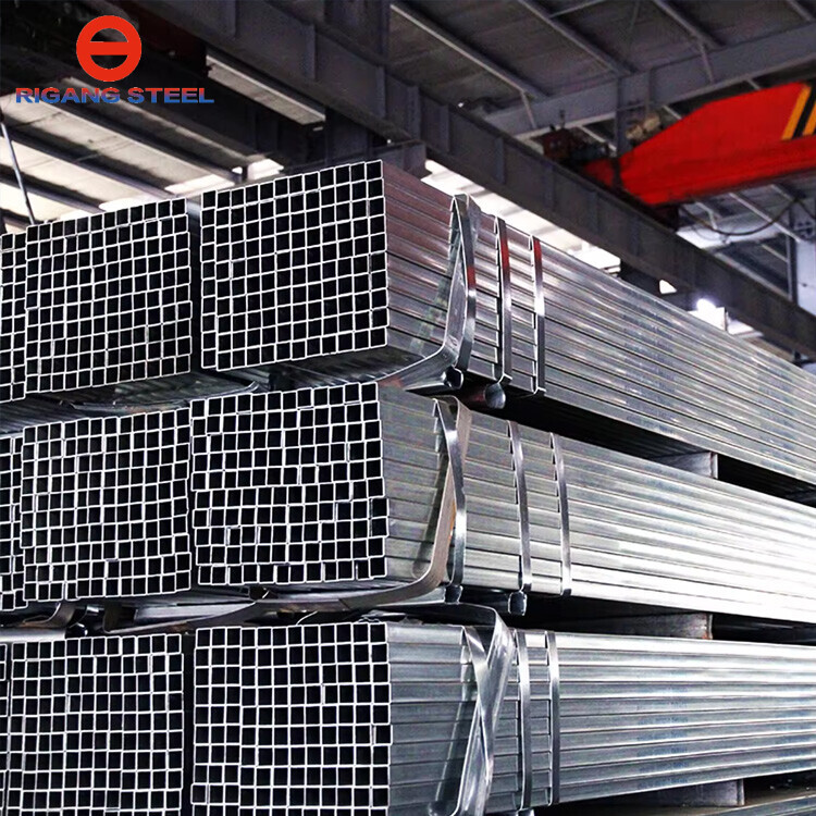 Q195 Q235 Q345 Galvanised Tube Z120 Z275 Square Gi Steel Galvanized Pipe