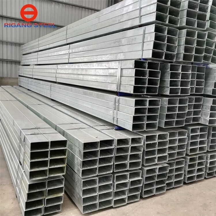Q195 Q235 Q345 Galvanised Tube Z120 Z275 Square Gi Steel Galvanized Pipe