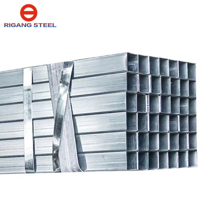 Q195 Q235 Q345 Galvanised Tube Z120 Z275 Square Gi Steel Galvanized Pipe