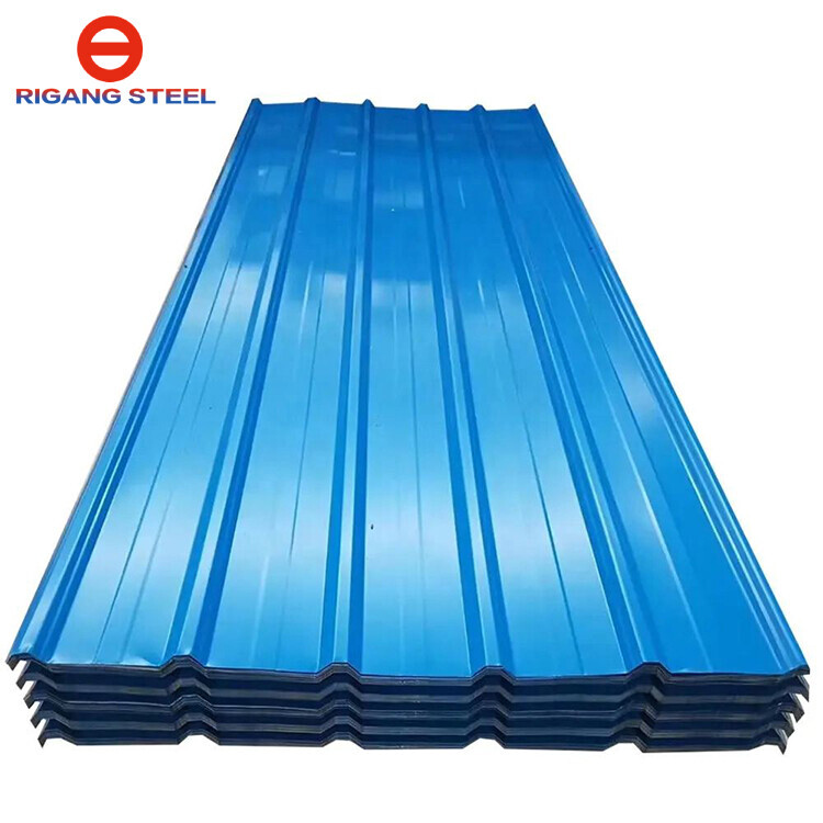 Hot Sales Thickness 0.2mm 0.6mm Corrugated Board PPGI PPGL Color Painted Roof Panel Metal Steel Roofing Sheet