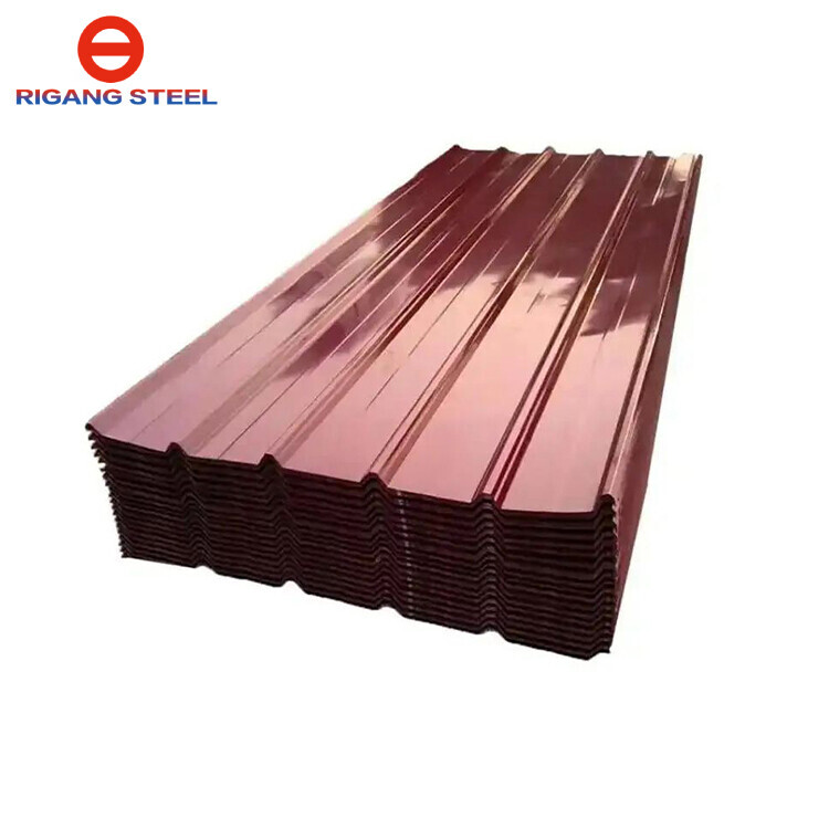 GI PPGI PPGL Galvanized Corrugated Metal Roof Tiles Color Coated Corrugated Roofing Sheet Panels Construction Materials