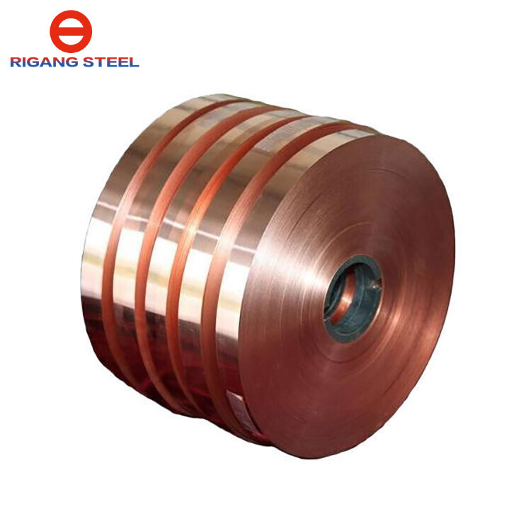 Cold Rolled Brass strip copper strip High Quality Red copper strip For Mining Industry
