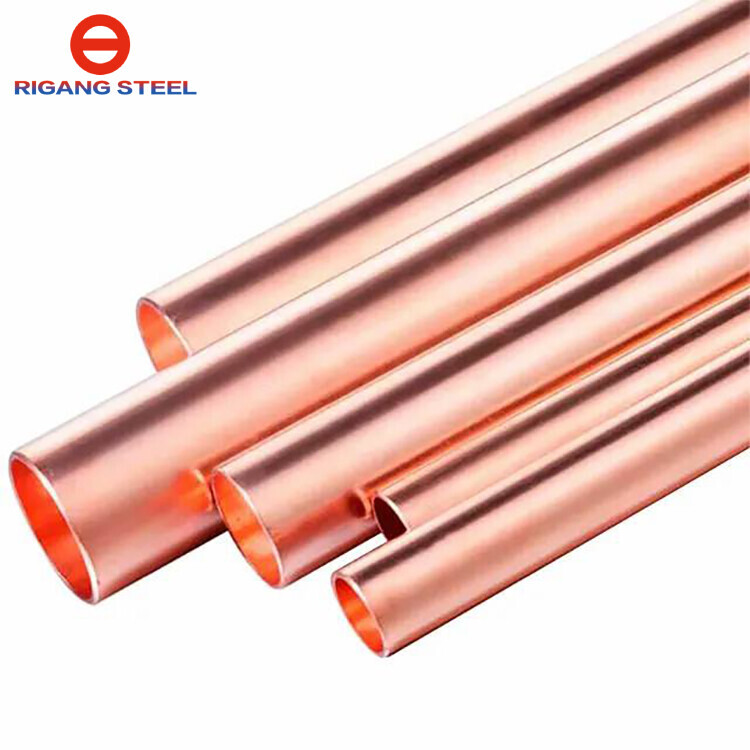 C10100 C10200 C11000 99.9% Pure EN 13348 Gas High Quality AC copper pipe 1/2