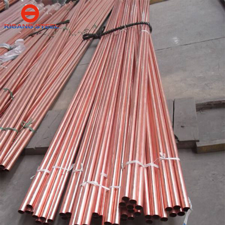 C10100 C10200 C11000 99.9% Pure EN 13348 Gas High Quality AC copper pipe 1/2