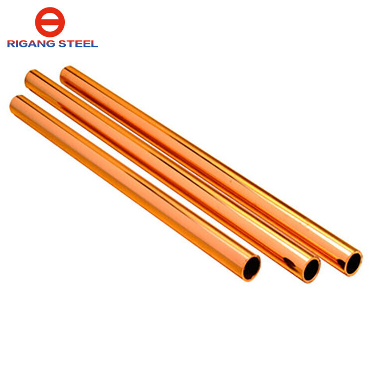 C10100 C10200 C11000 99.9% Pure EN 13348 Gas High Quality AC copper pipe 1/2