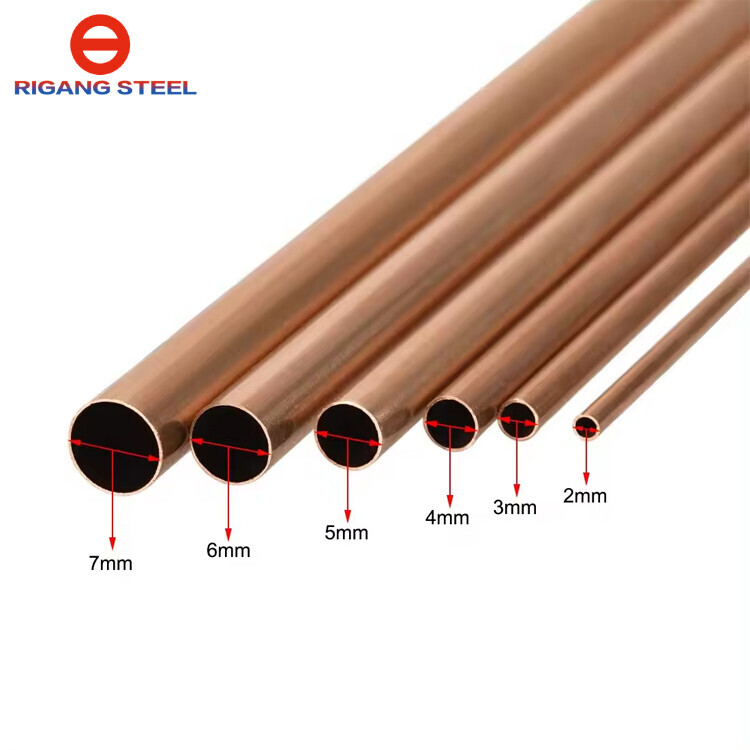 Copper Pipes Seamless Copper Tube Tube C70600 C71500 C12200 Alloy Copper Nickel Tube wholesale price