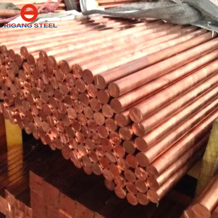 High Quality 99.99 T2 C1100 Copper Round Bar Copper Rod For Electrical Industry