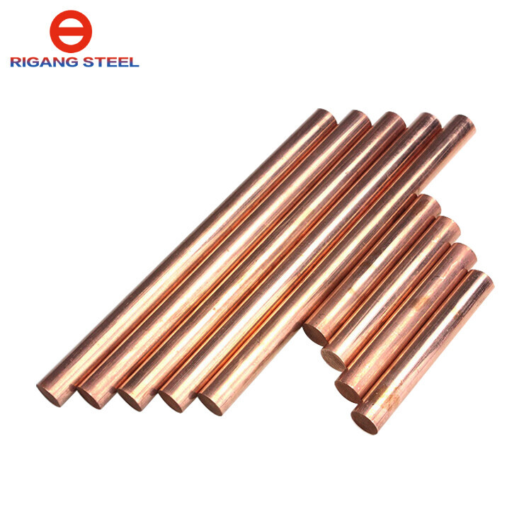 High Quality 99.99 T2 C1100 Copper Round Bar Copper Rod For Electrical Industry