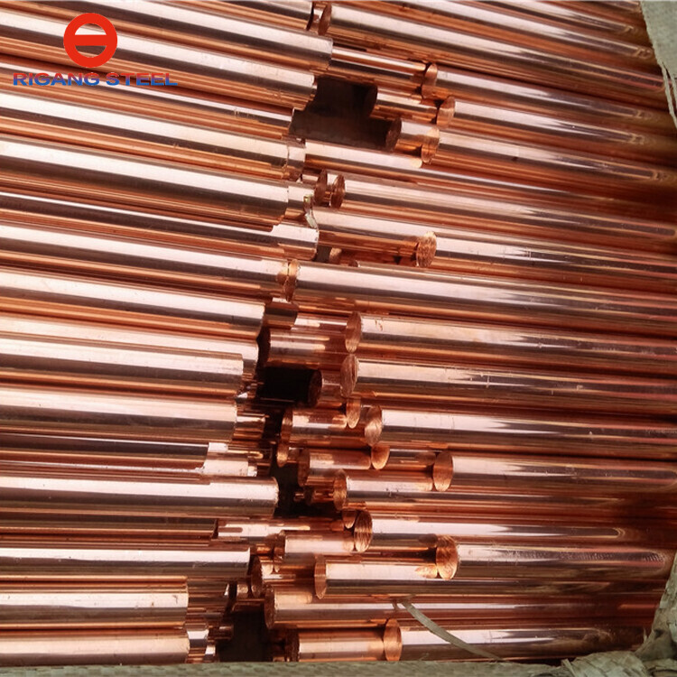 High Quality 99.99 T2 C1100 Copper Round Bar Copper Rod For Electrical Industry