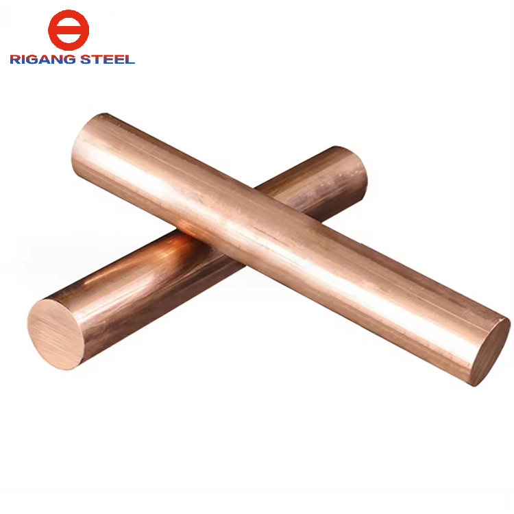 Solid Red Copper round Bar for Electrolysis & Mechanical Parts Bending Cutting Welding Processing Services