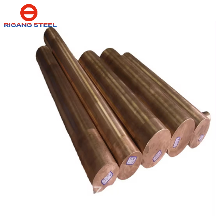 Solid Red Copper round Bar for Electrolysis & Mechanical Parts Bending Cutting Welding Processing Services