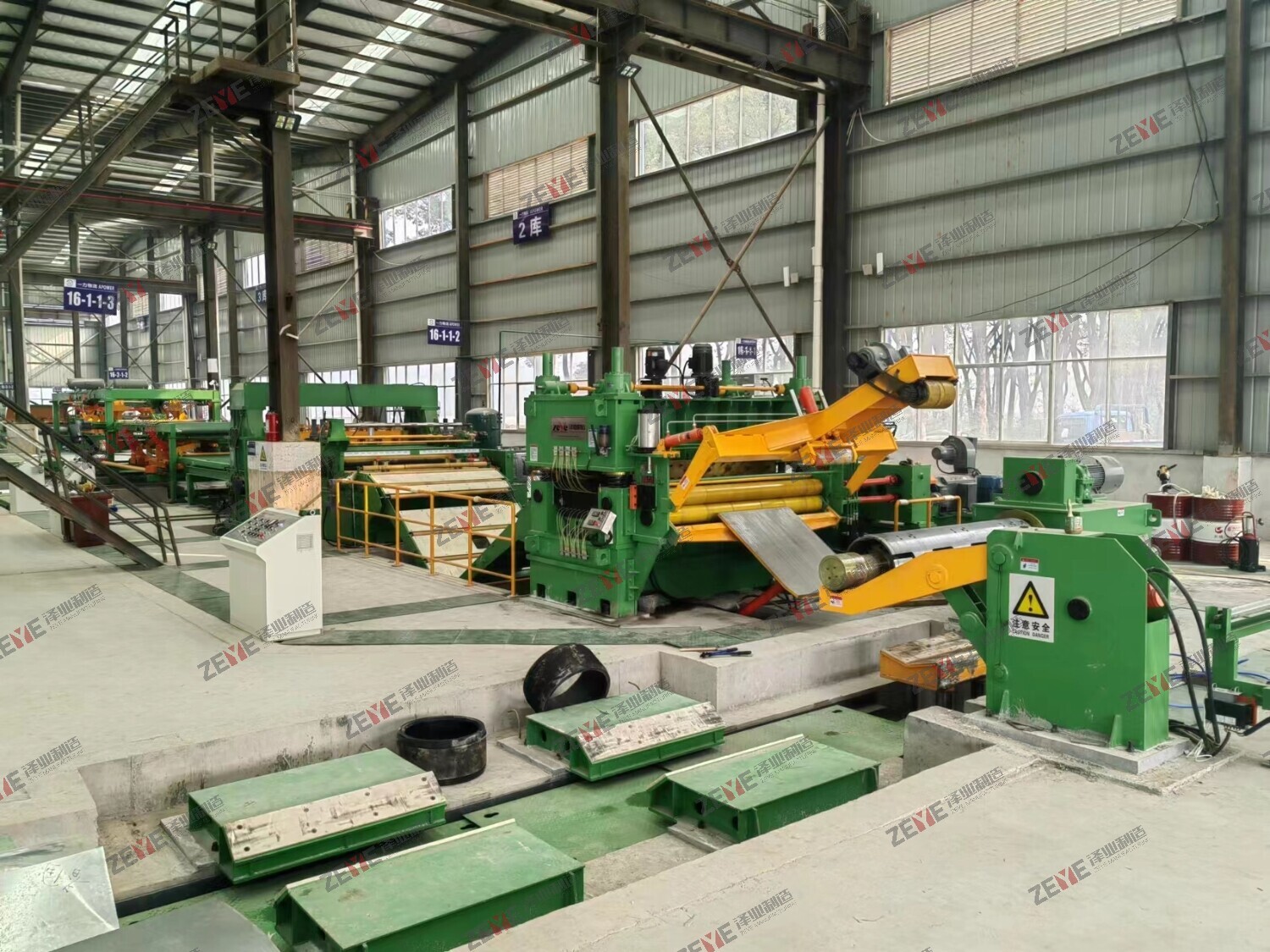 (0.5-3.5)X1850 Steel Coil Rotary Shear Line