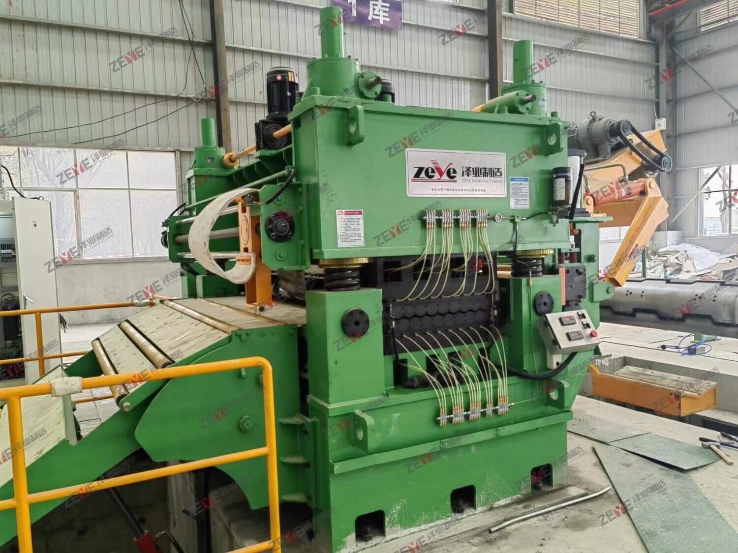 (0.5-3.5)X1850 Steel Coil Rotary Shear Line