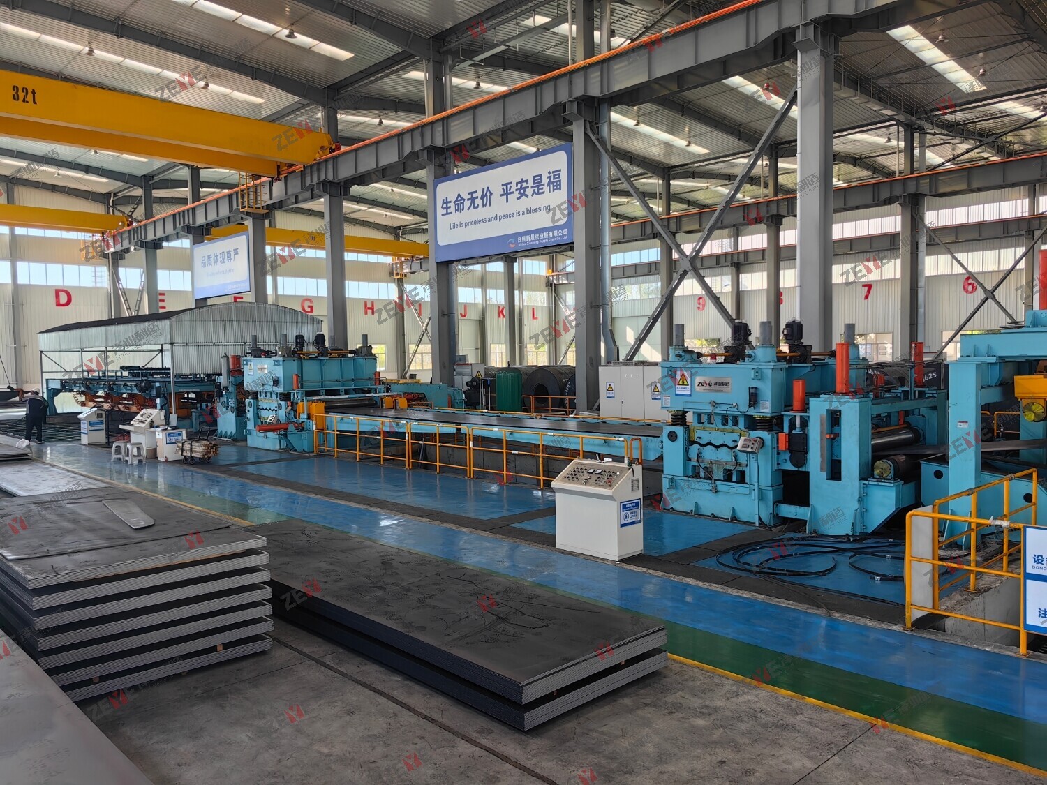 3-12mm Q345/Q245 Thick Plate Cut To Length Line