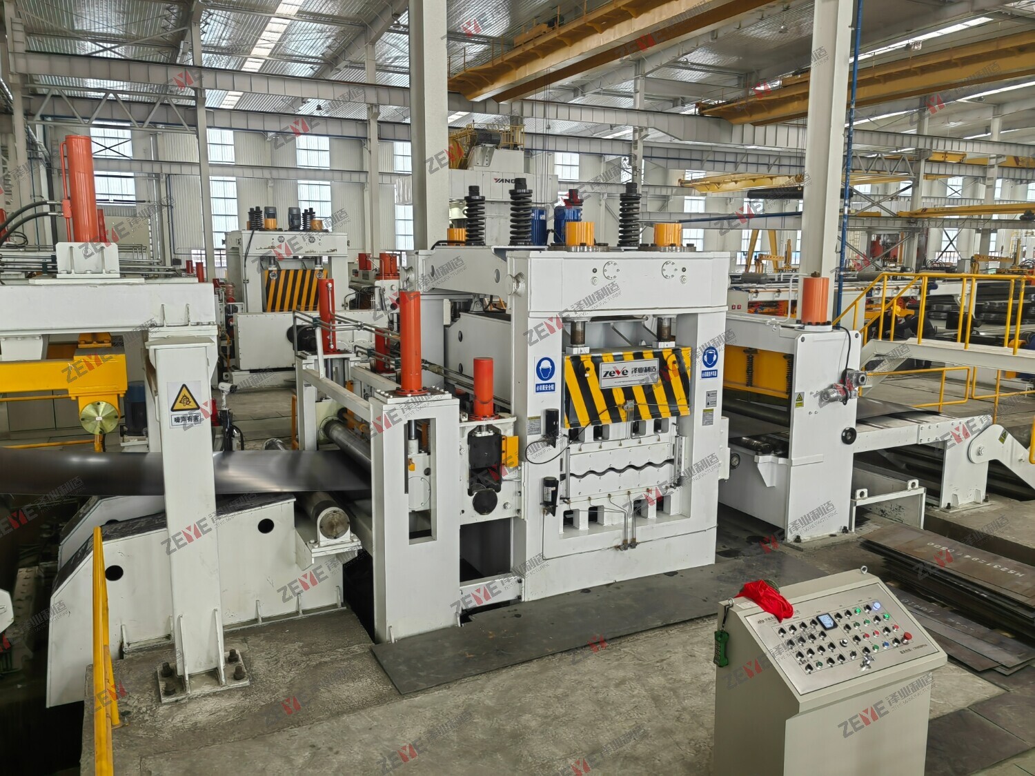 3-12mm Q345/Q245 Thick Plate Cut To Length Line