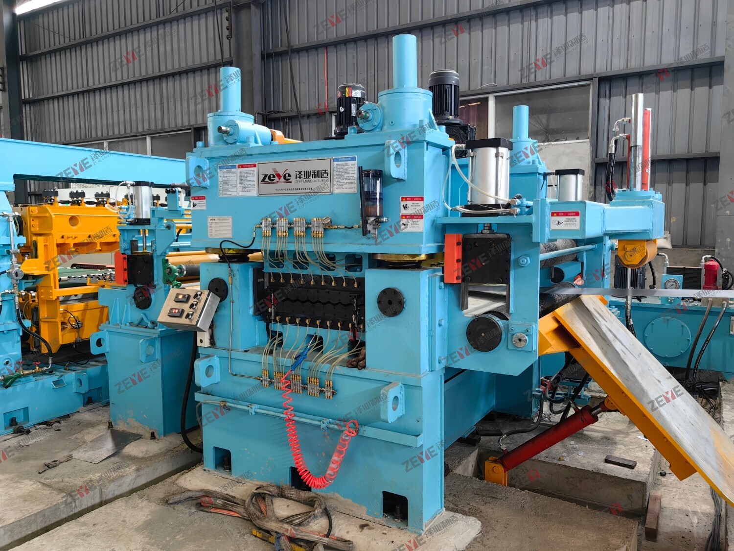 (0.5-3.5)X1850 Steel Coil Rotary Shear Line