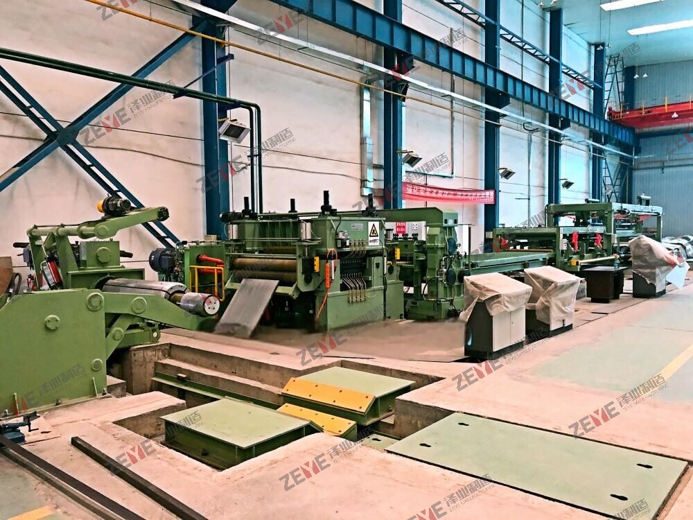 Cut To Length Machine For AL SS HR CR ZAM PPGI steel coils