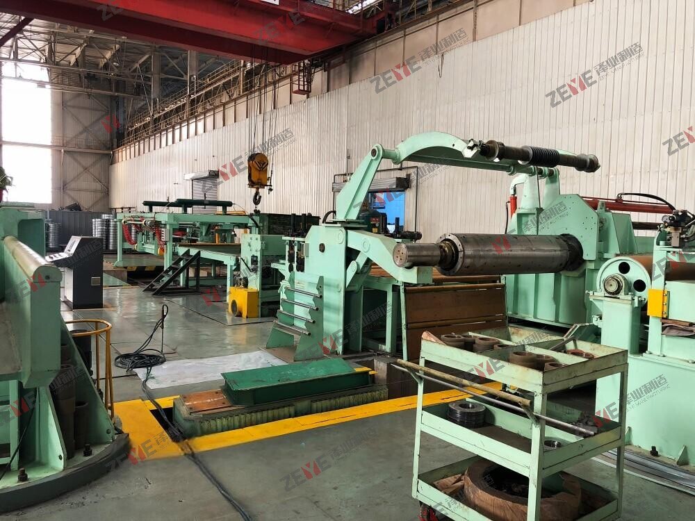 Cut To Length Machine For AL SS HR CR ZAM PPGI steel coils