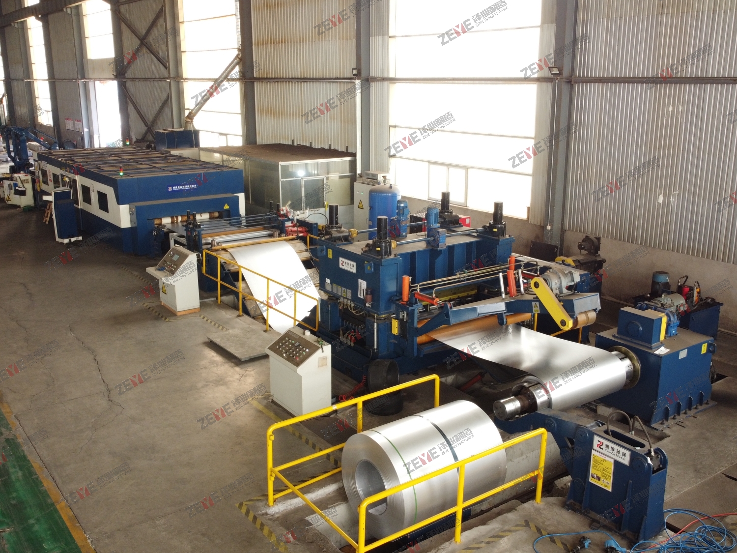 Servo-feeding Laser Cutting Line