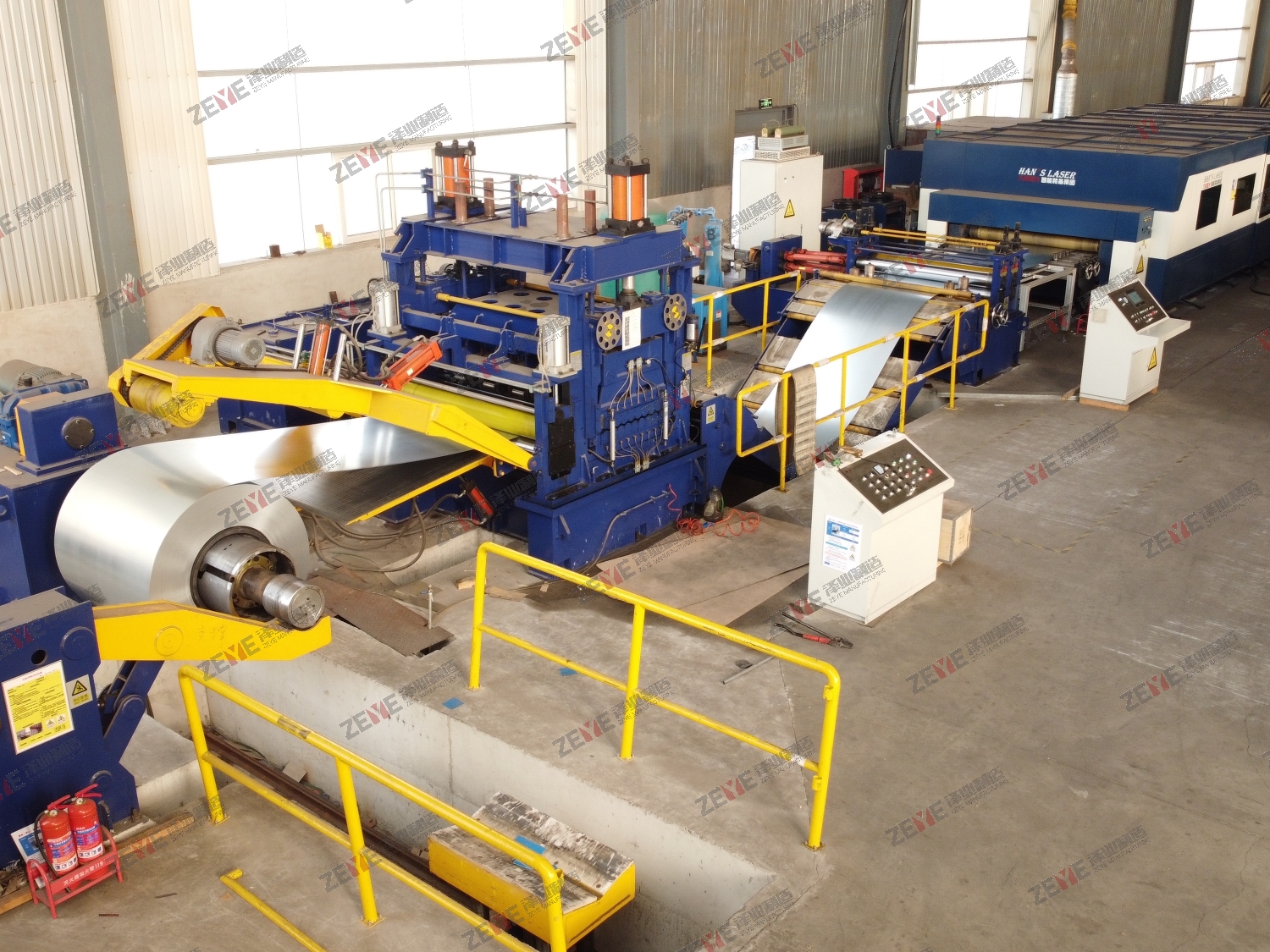 Servo-feeding Laser Cutting Line