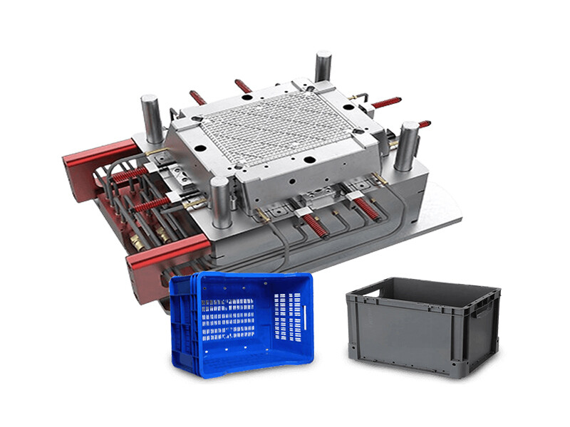 High speed crate mold