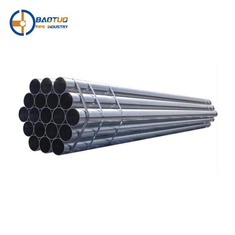 ASTM A53 Sch40 Hot Dipped Greenhouse Galvanized Pipes For Greenhouse Galvanized SteelAgricultural Steel Pipe, 2 Inch Cutting GB