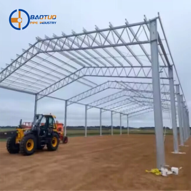 Modern 3-Story Large Span Prefabricated Steel Structure Building Design for Urban Office/Hotel