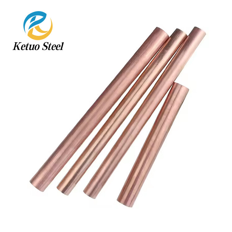 Solid 16mm Copper Round bar Earth Rod Copper 99.9% Copper Rod for industrial & Construction