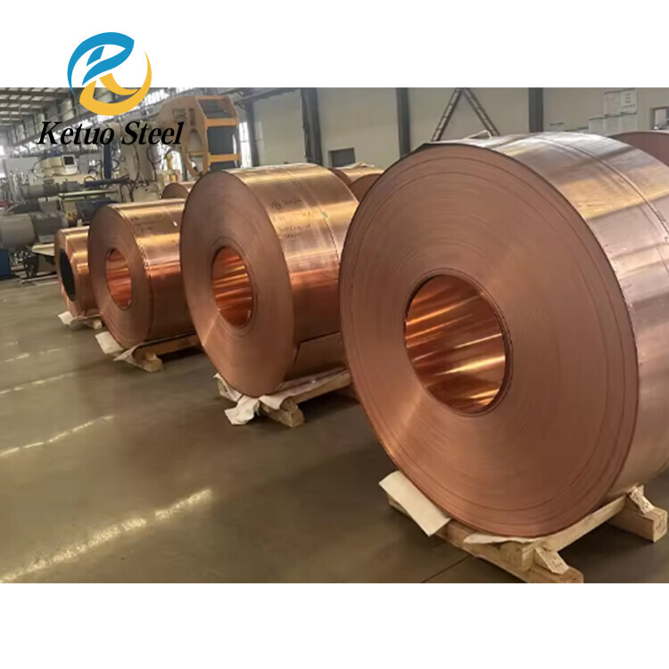 High Quality 99.9% Purity C10200 C11000 C12000 C70600 Copper Coil Red Copper Strip