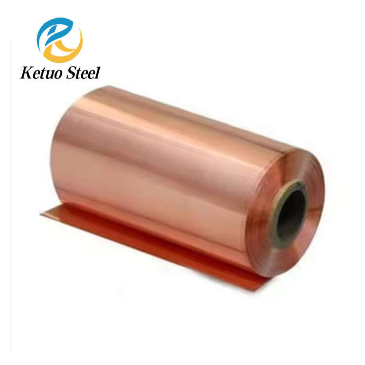 C10100 C10200 C1100 99.9% Pure Copper 10 Mm Thickness Copper Coil Strip Stretched copper Coil
