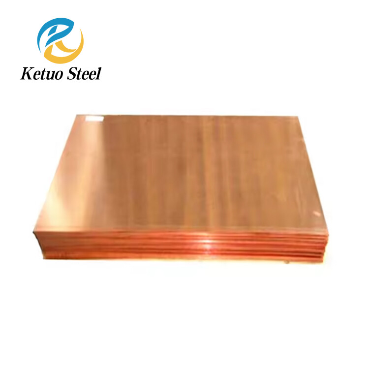 Factory Price Polished Surface Pure 99.9% Thickness 1mm 4x8 Red Copper Sheets