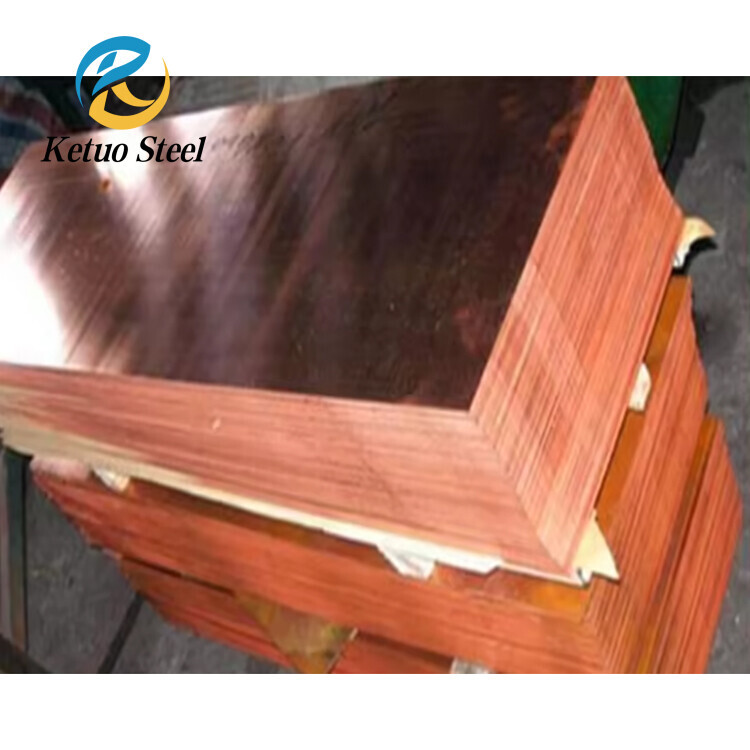 Factory Price Polished Surface Pure 99.9% Thickness 1mm 4x8 Red Copper Sheets