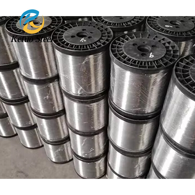 Aisi ASTM SS 201 302 304 310s 316 321 439 Annealing stainless steel wires High Tensile Strength cold drawn stainless steel wire