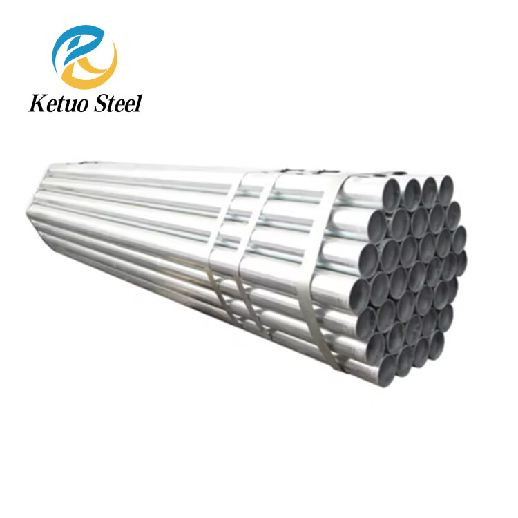 Galvanized tubes Handrails Galvanized Steel Pipe Balcony Railing 6 Meter Galvanized Steel Pipe