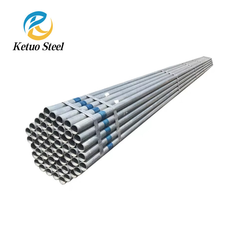 ASTM A53 Sch40 Hot Dipped Greenhouse Galvanized Pipes For Greenhouse Galvanized SteelAgricultural Steel Pipe, 2 Inch Cutting GB