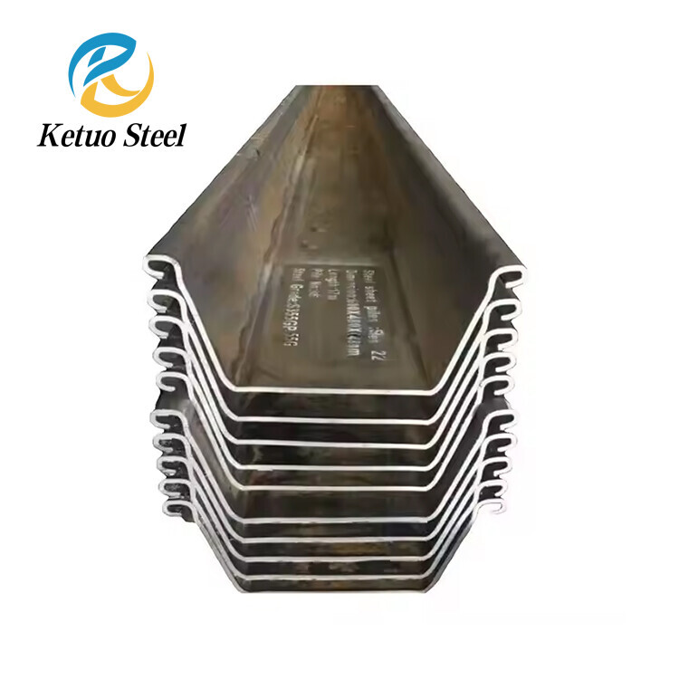 China Factory Cold Formed Hot Rolled Sheet Piling Rolled U Type Steel Sheet Pile