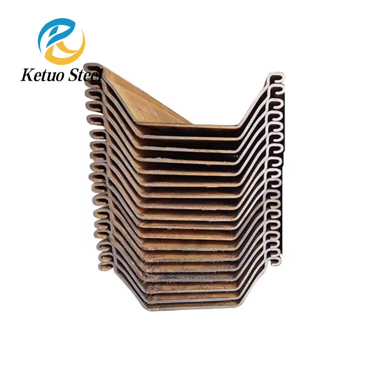 Hot Rolled Per Ton Type 3 Type 2 6m 9m 12m Length Z-Shaped Water-Stop Steel Sheet Pile in Pair in Stock