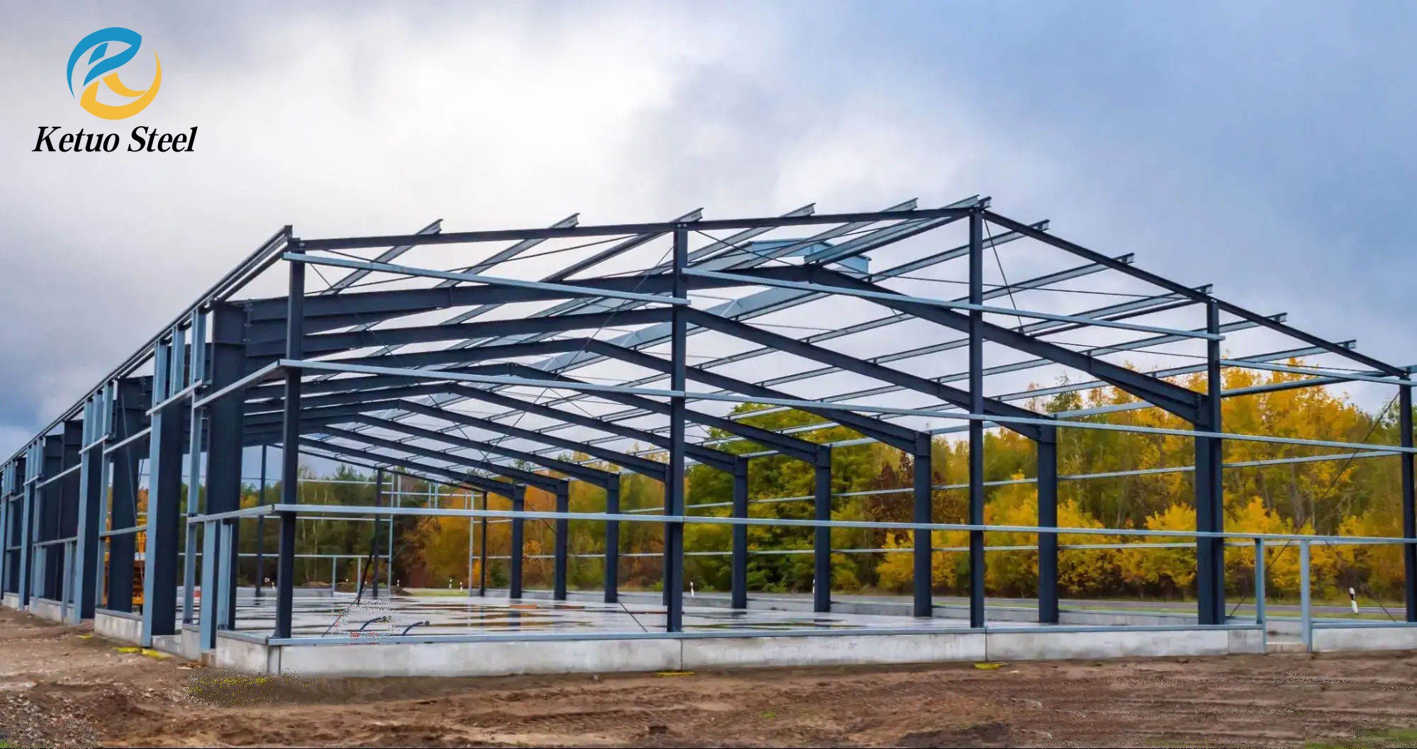 Warehouse Steel Structure Factory Workshop Building Prefab Steel Structure WarehouseEngineering Storage Buildings