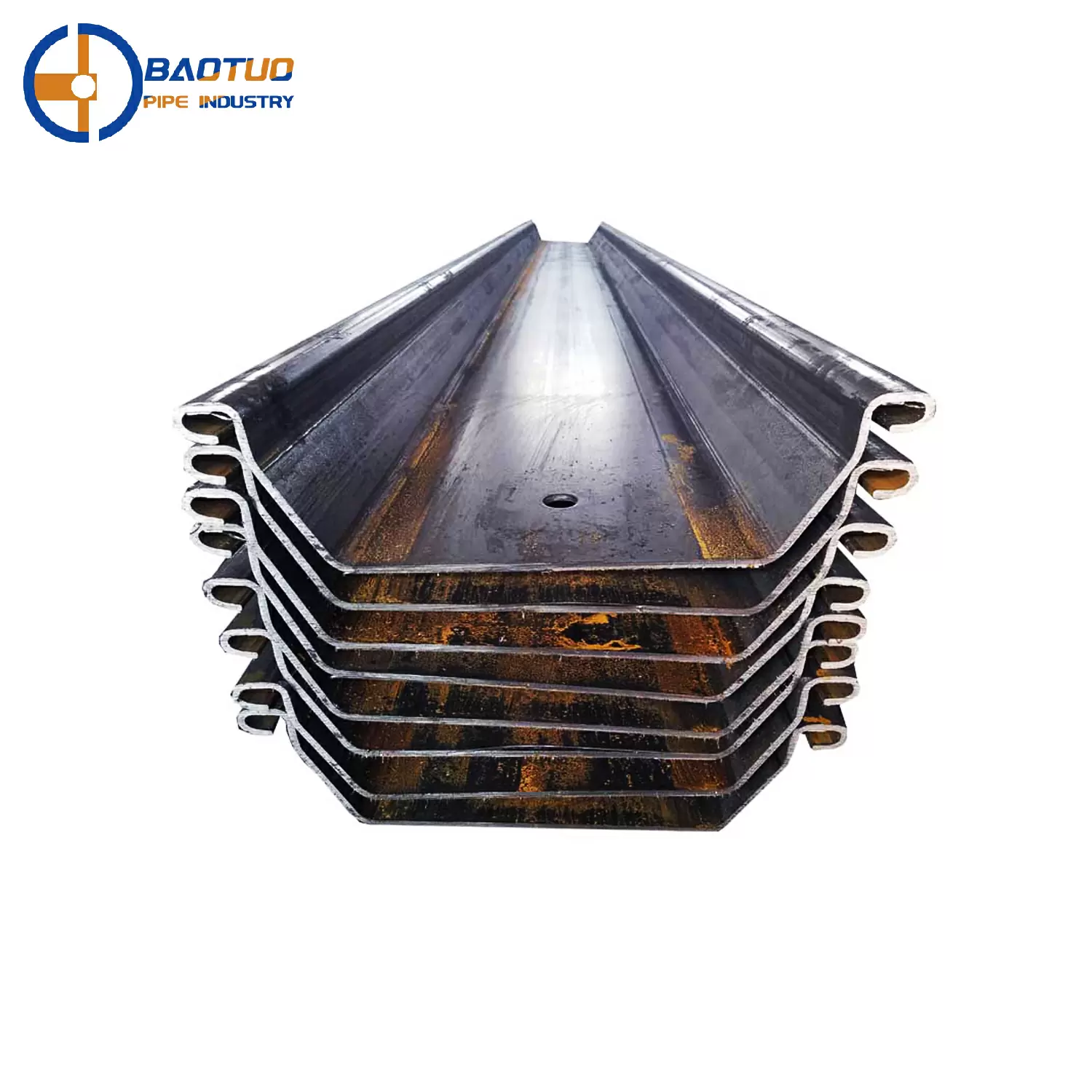 ASTM A572 Bridges Building Construction Hot Rolled Z Style Steel Sheet Pile
