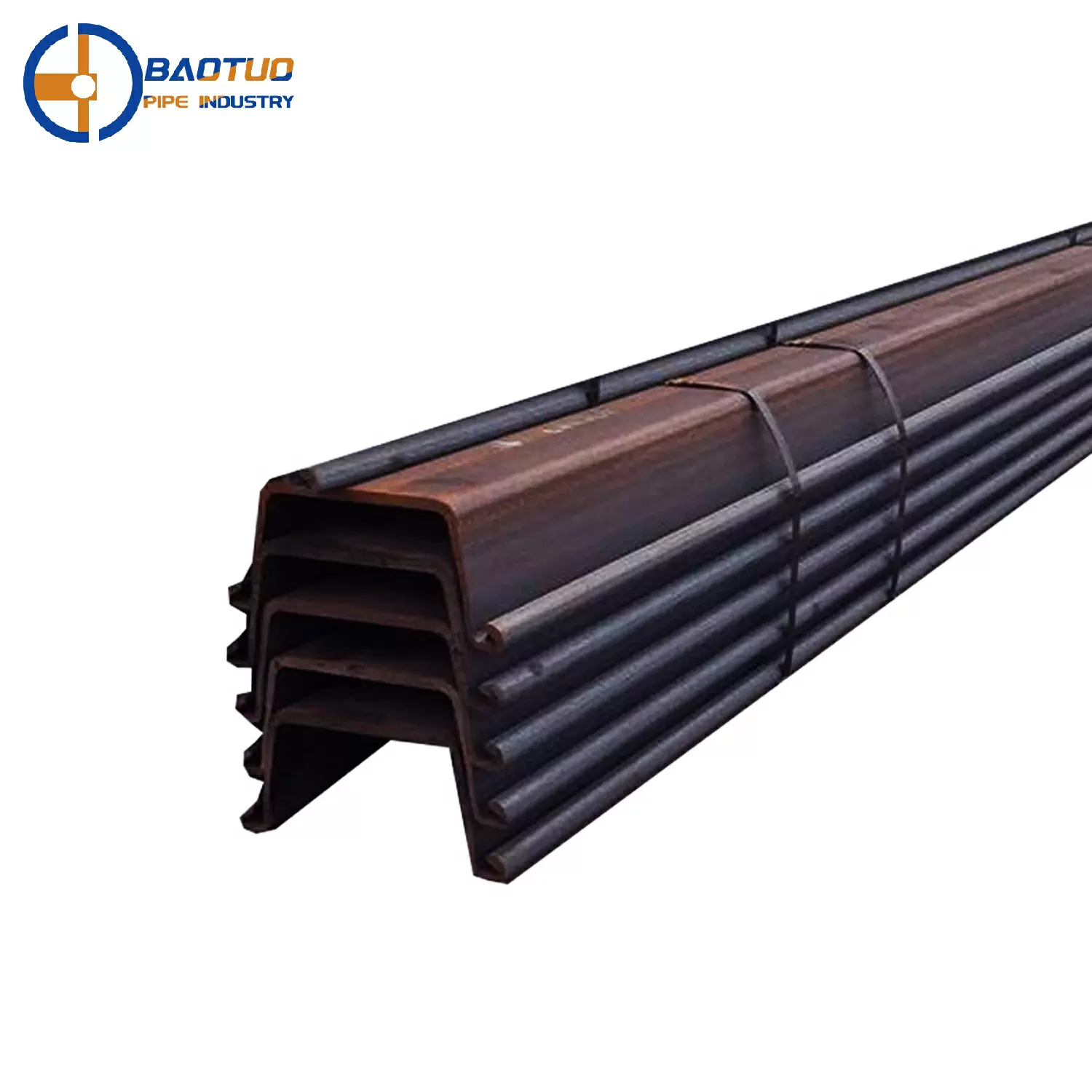 ASTM A572 Bridges Building Construction Hot Rolled Z Style Steel Sheet Pile
