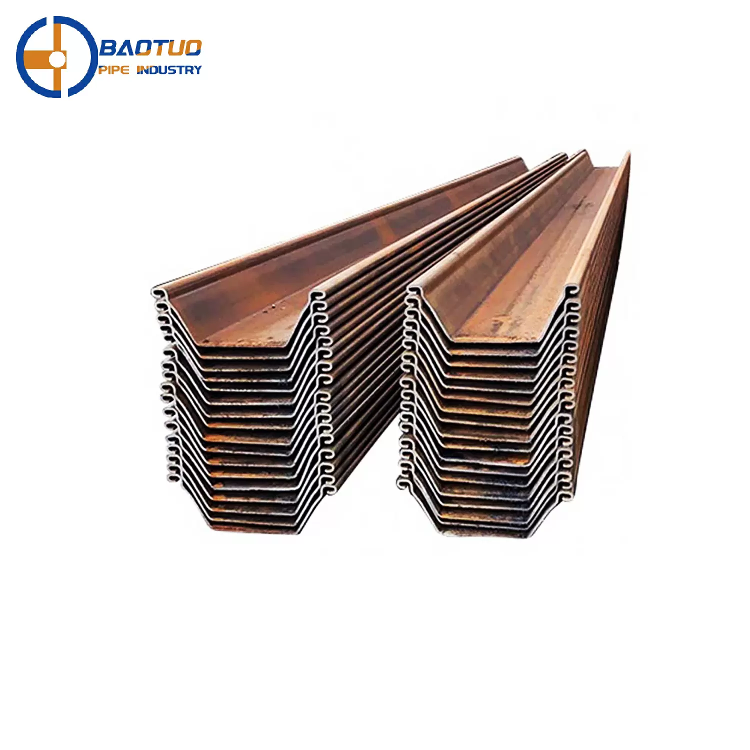 ASTM A572 Bridges Building Construction Hot Rolled Z Style Steel Sheet Pile