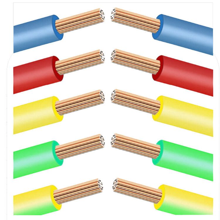  Flexible Cable RVV 2 3 4 5 Core 0.75 1 1.5 2.5 4 6mm Electrical Cable Wire