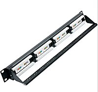 24 Port Patch Panel for CAT5E/6