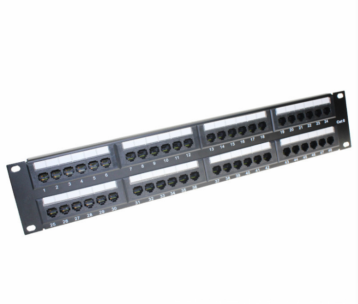 48 Port Patch Panel For Cat5e/6