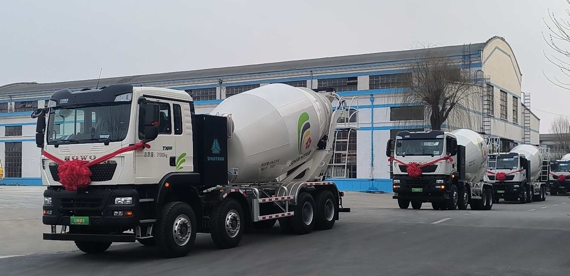 Shantui concrete mixer trucks were dispatched in batches to Saudi Arabia Shantui concrete mixer trucks were dispatched in batches to Saudi Arabia
