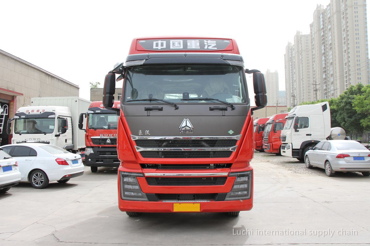 HOWO, TH7,  LNG, red,  460Hp, 6x4,  MT