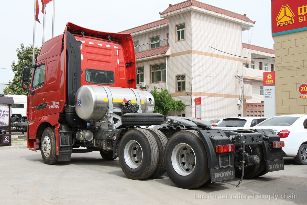 HOWO, TH7,  LNG, red,  460Hp, 6x4,  MT